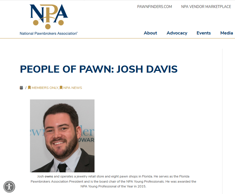 About Pawn - National Pawnbrokers Association