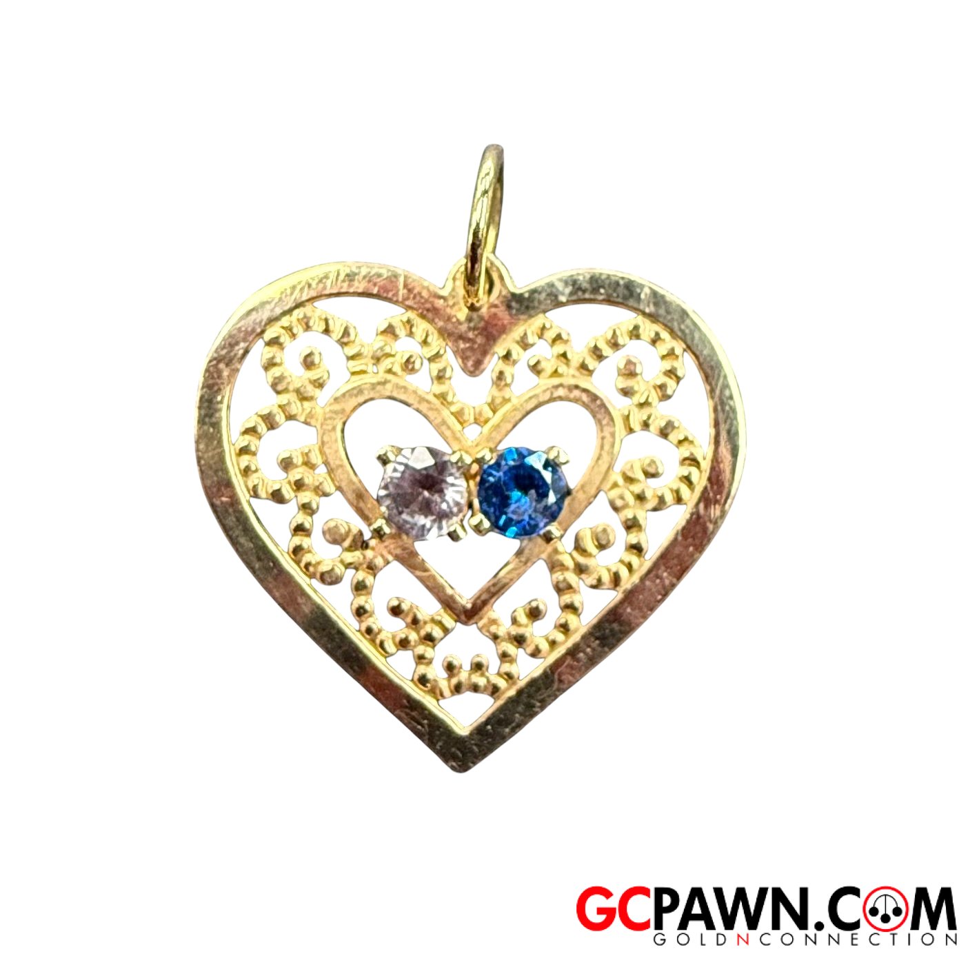 Click to view Women's Charm 14kt Yellow Gold 