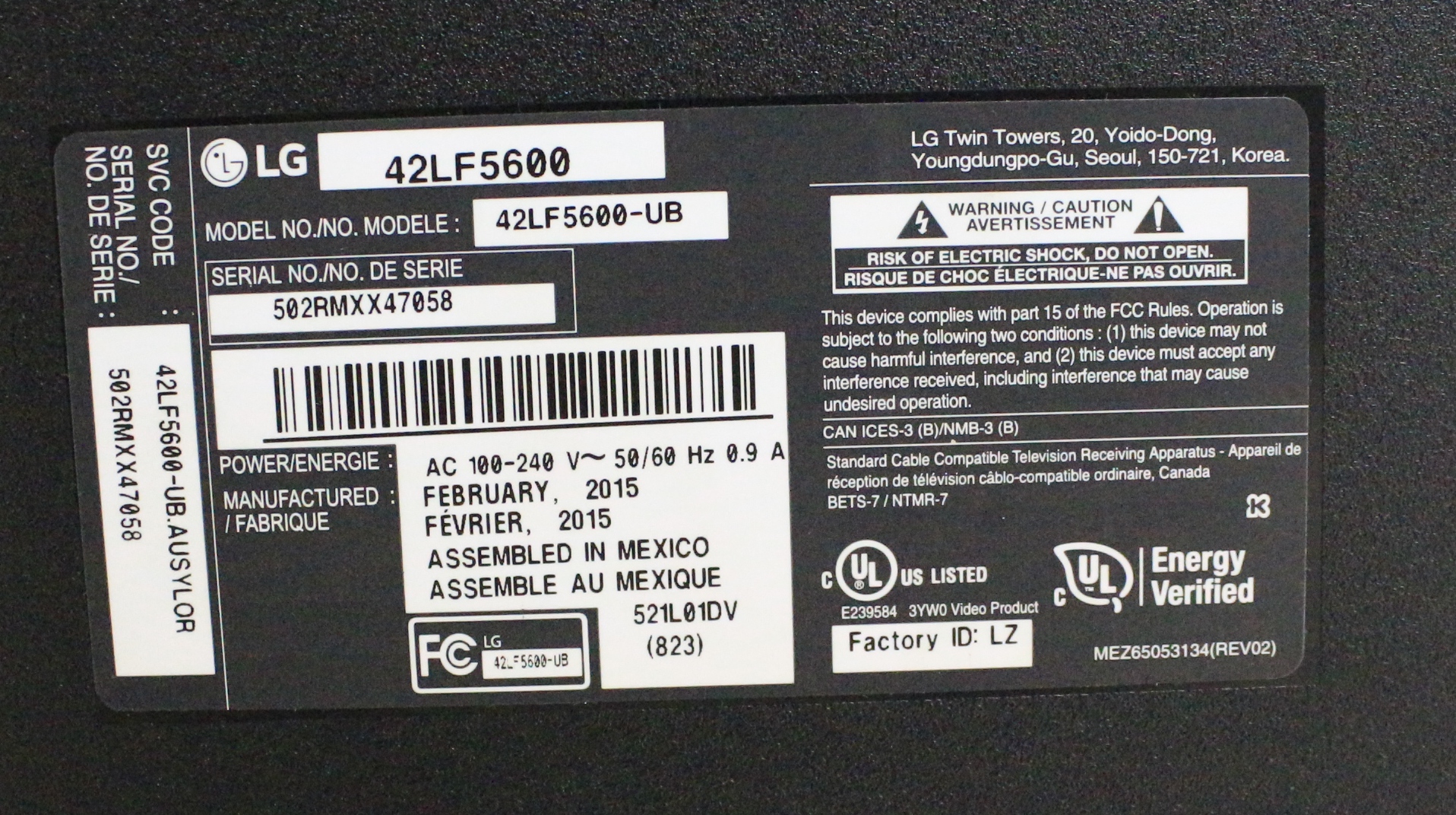 LG LED 42LF5600