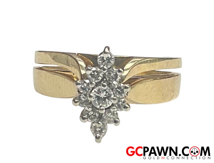View product details for Unisex Wedding set 14kt Yellow Gold 