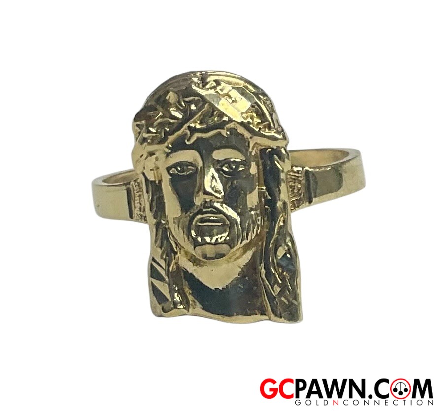 View product details for Unisex Fashion Ring 10kt Yellow Gold 
