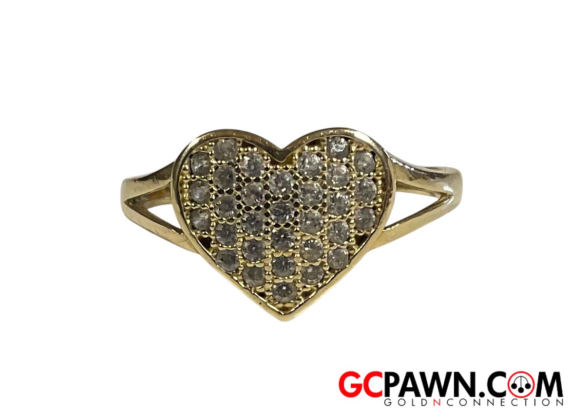 View product details for Unisex Cluster ring 10kt Yellow Gold 