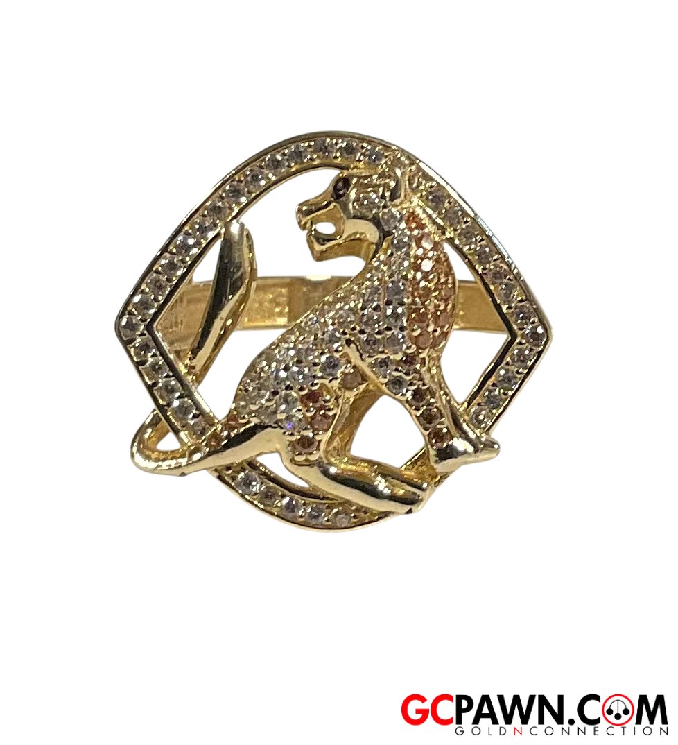 View product details for Unisex Cluster ring 10kt Yellow Gold 