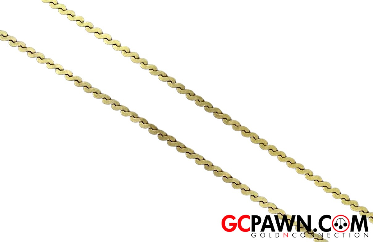View product details for Unisex Chain 14kt Yellow Gold 