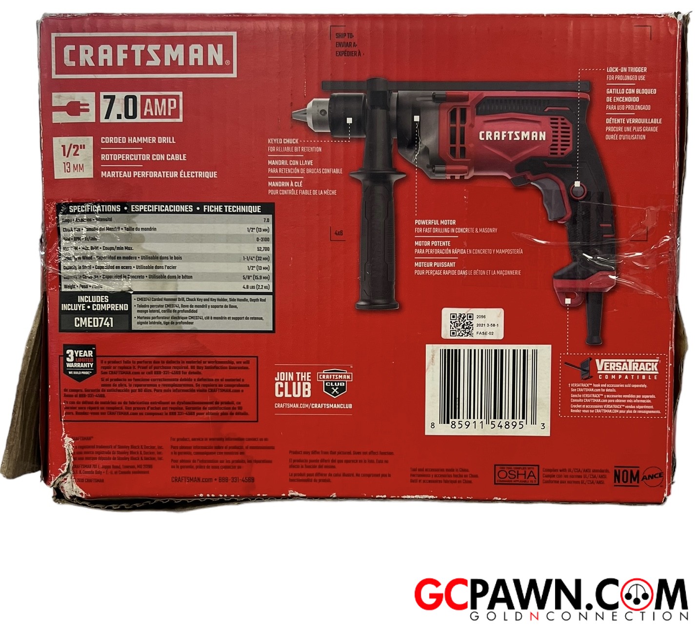 Craftsman Corded hand tools CMED741