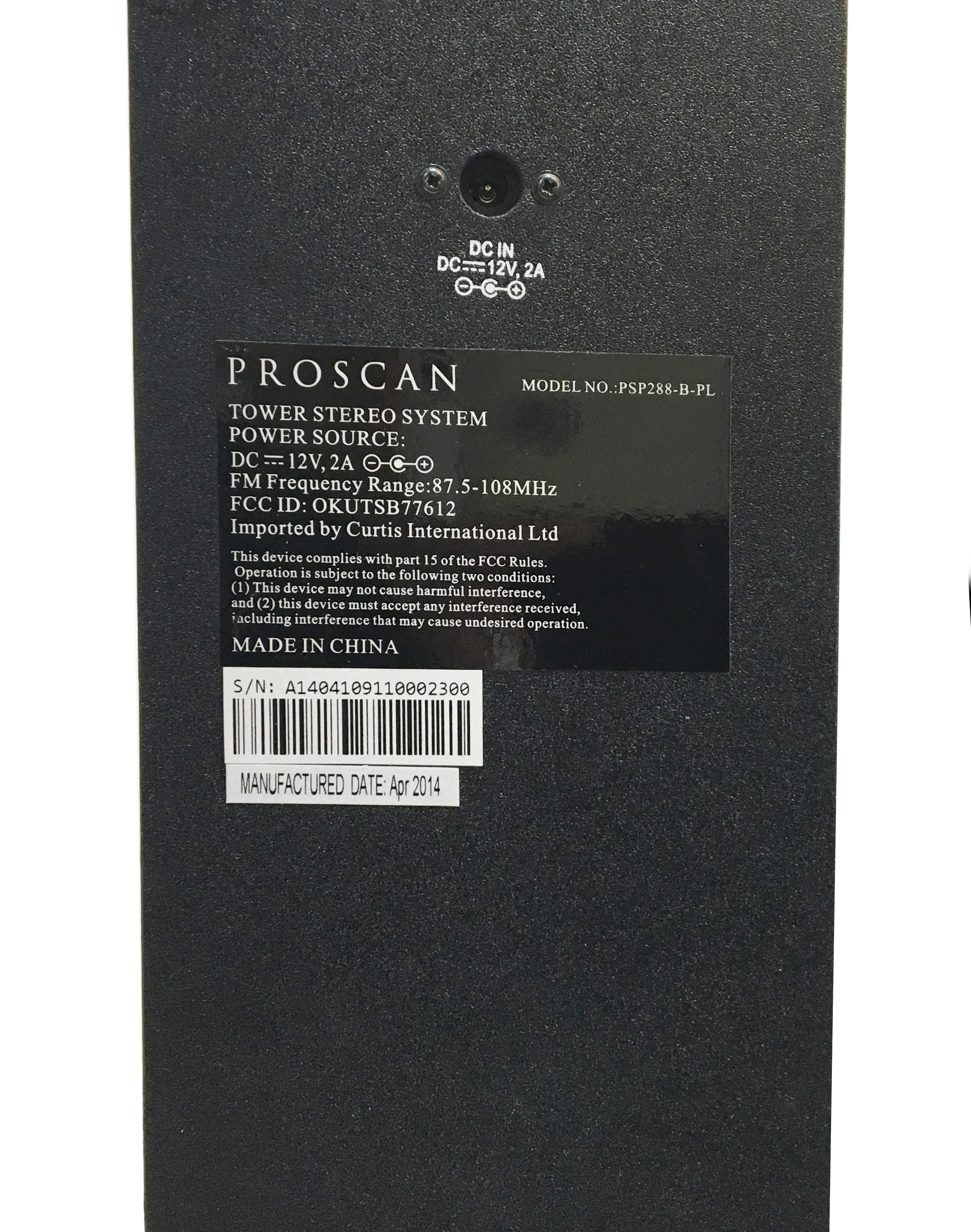 Proscan Bluetooth Speaker Psp288 B Pl
