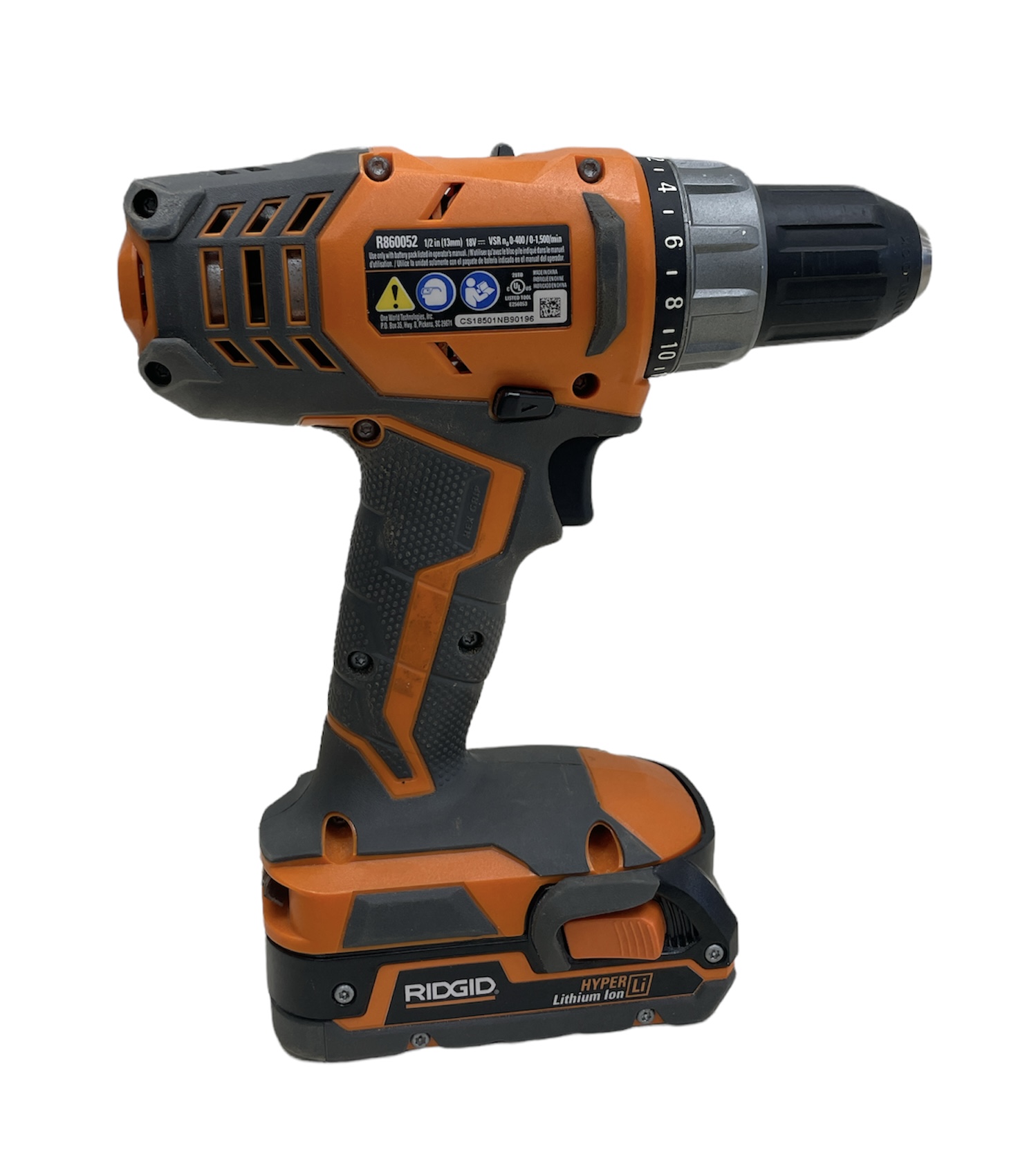 Ridgid Cordless hand tools R860052