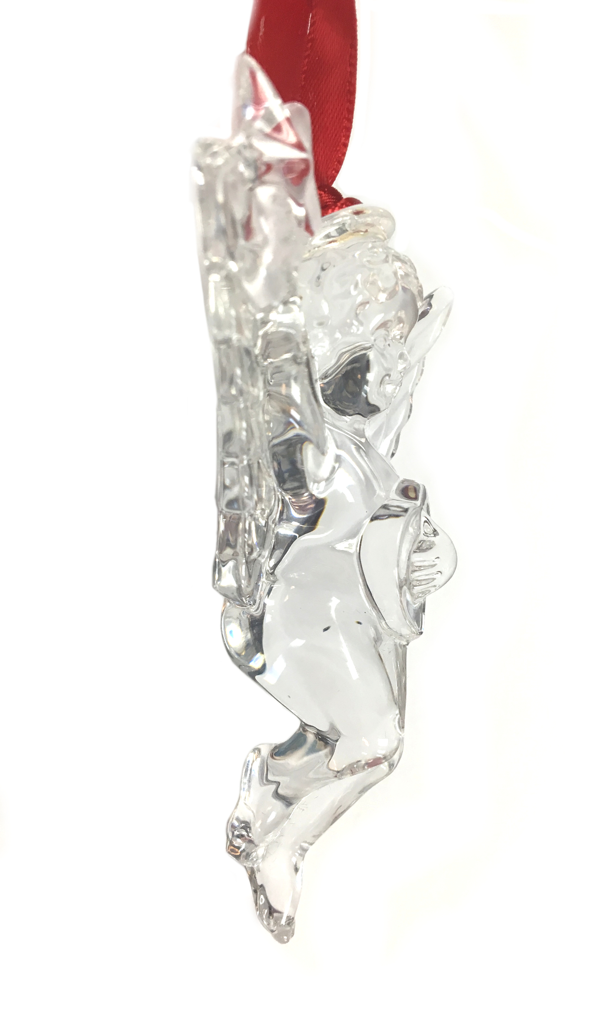 Waterford Crystal For Neiman Marcus Crystal Christmas Angel Ornament