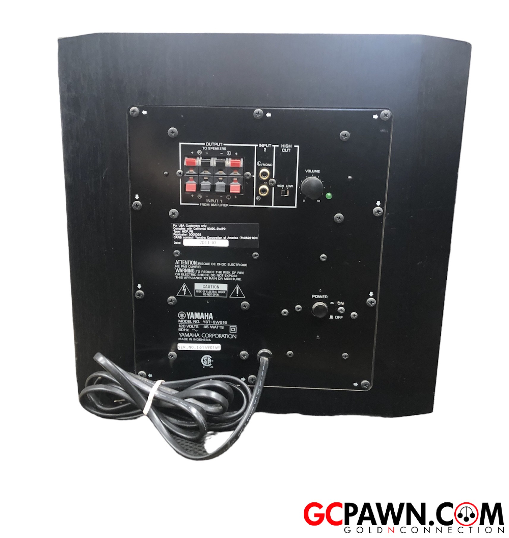 Yamaha Subwoofer Yamaha YSTSW216