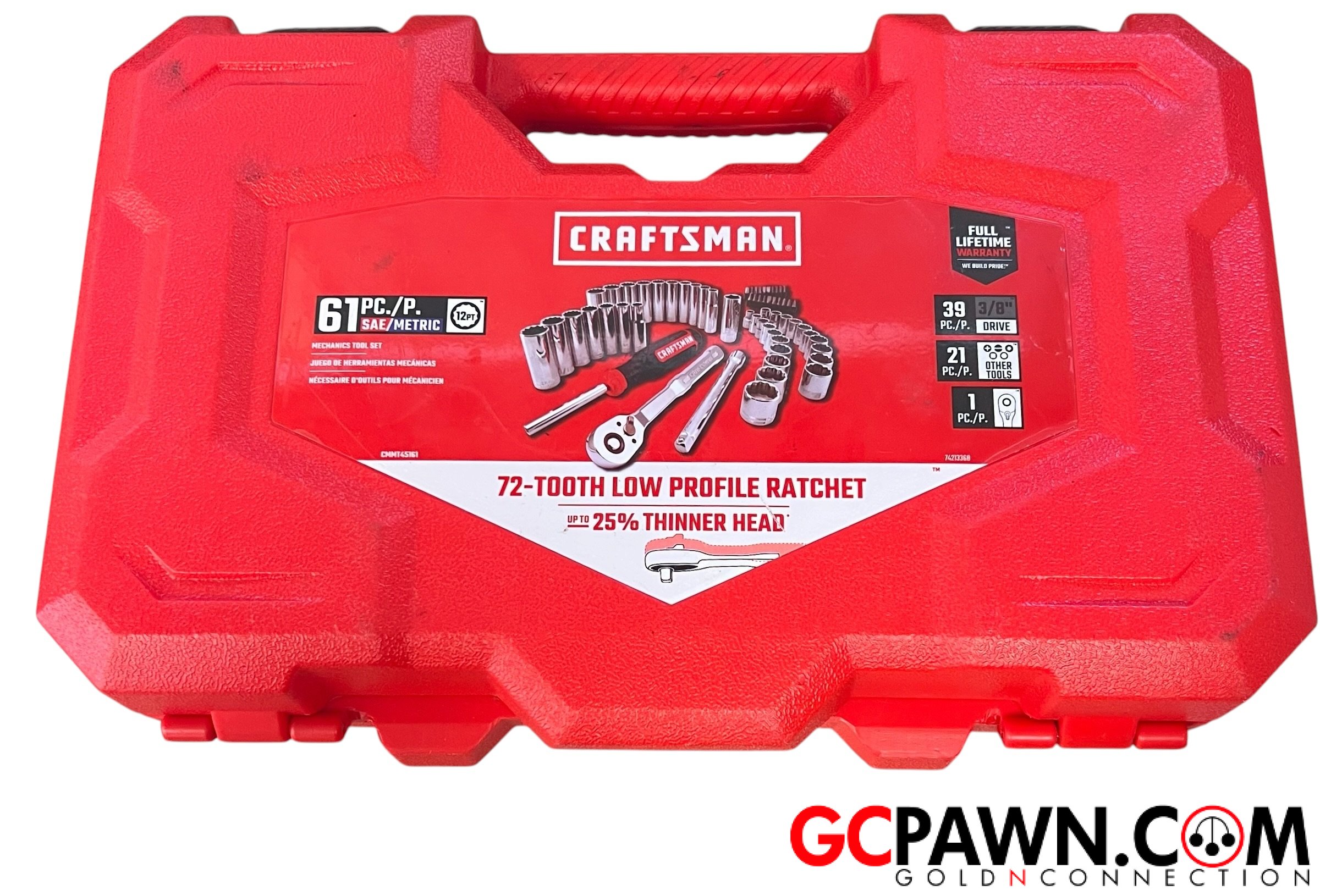 View product details for Craftsman - Auto service tools - CMMT45161 - 61 PC TOOL SET