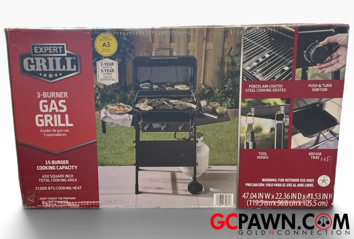 View product details for Expert Grill - Grill / Stove - 3-Burner Grill