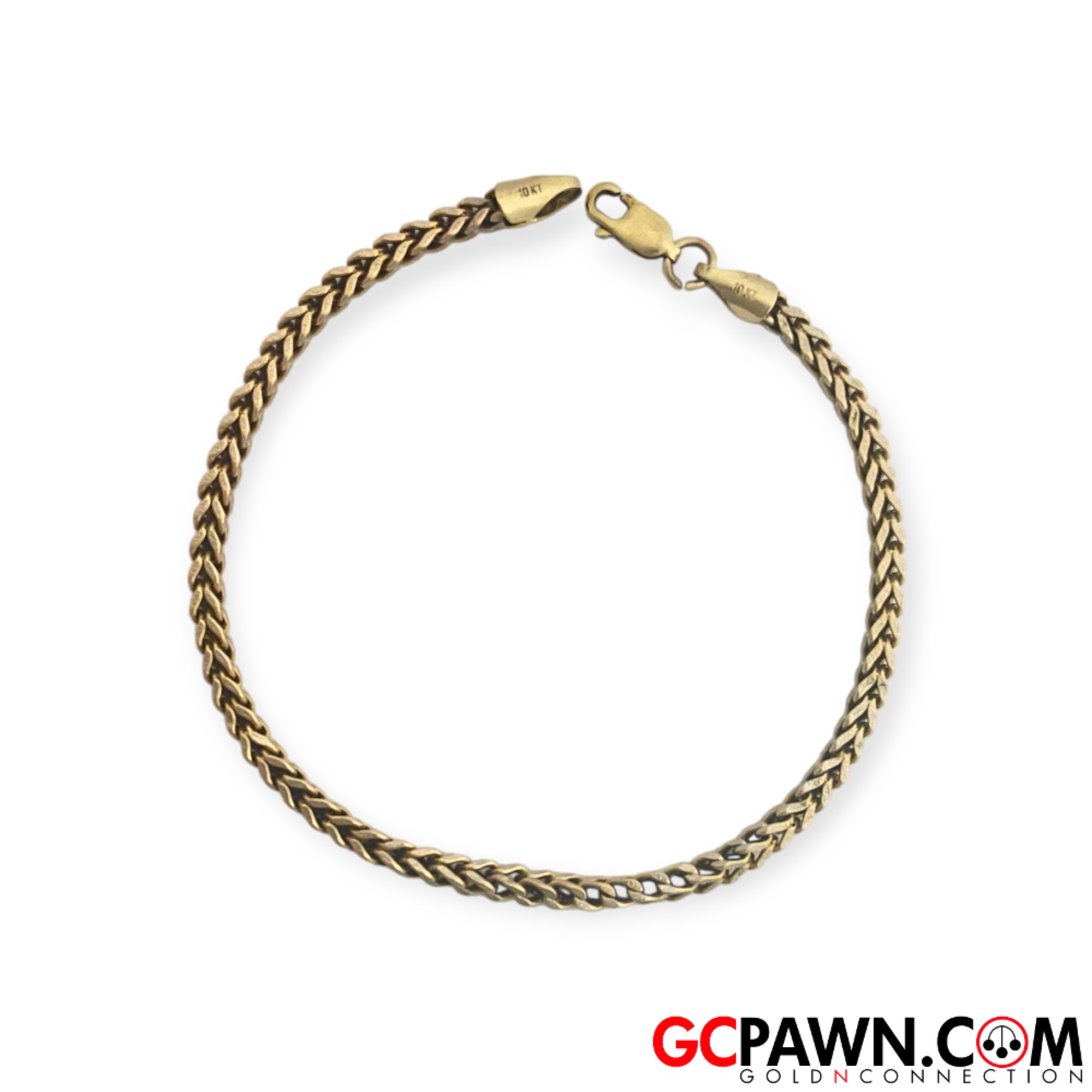 Unisex Bracelet 10kt Yellow Gold 