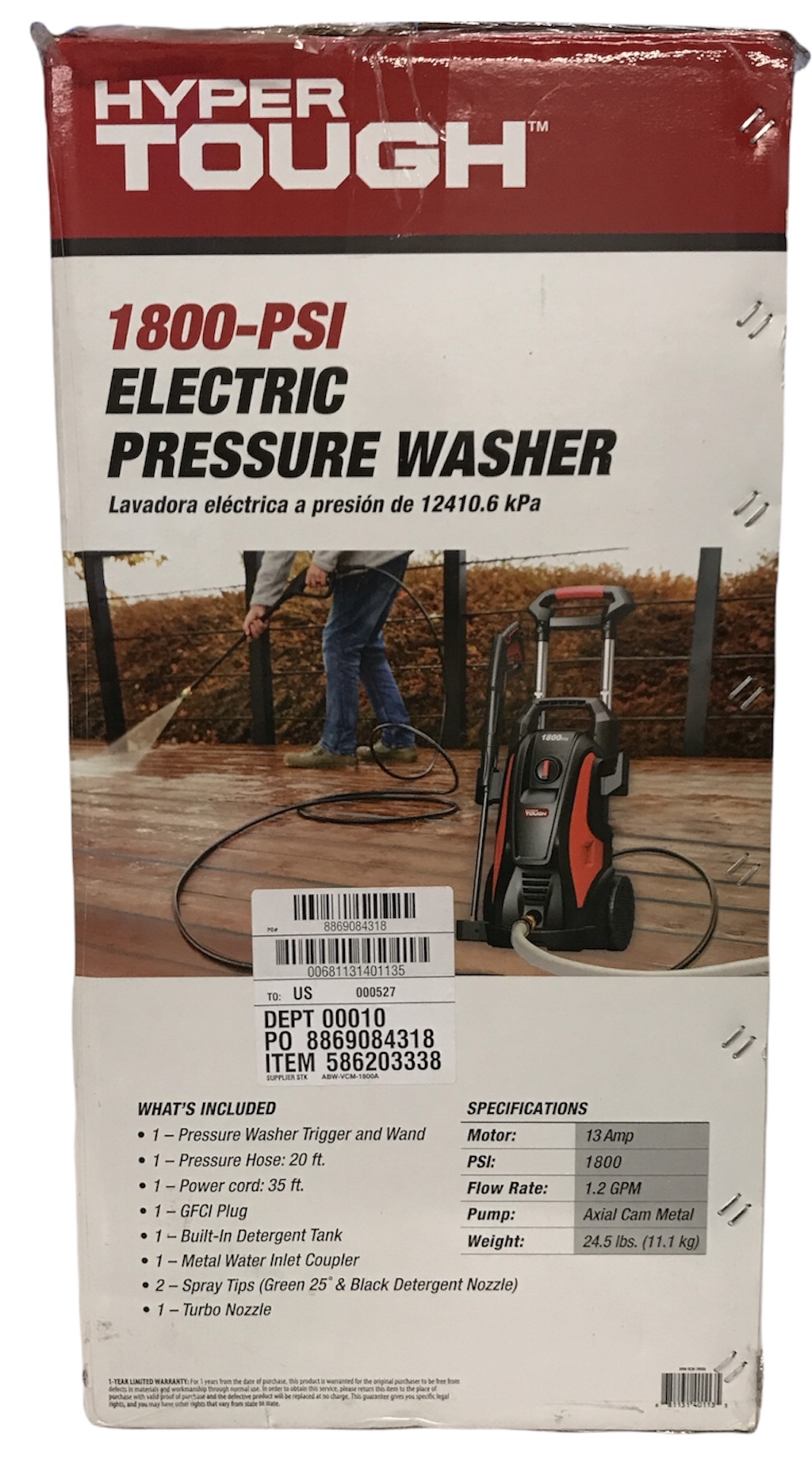 Hyper tough on sale water pressure