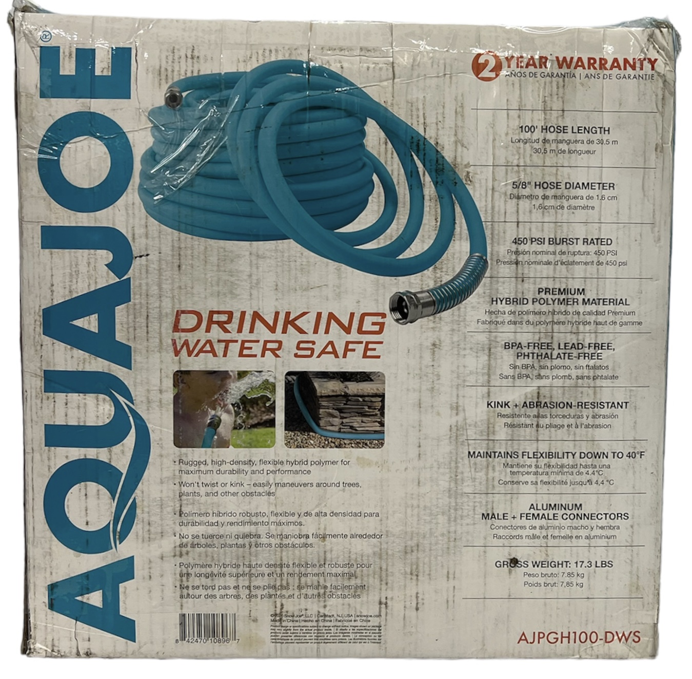 AquaJoe Hose Aqua Joe AJPGH100DWS