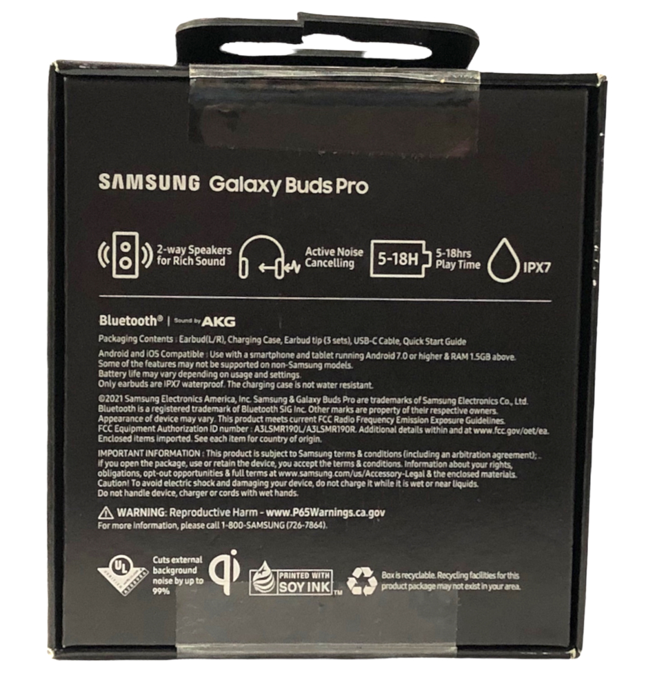 Samsung Headphones SM-190NZKAXAR