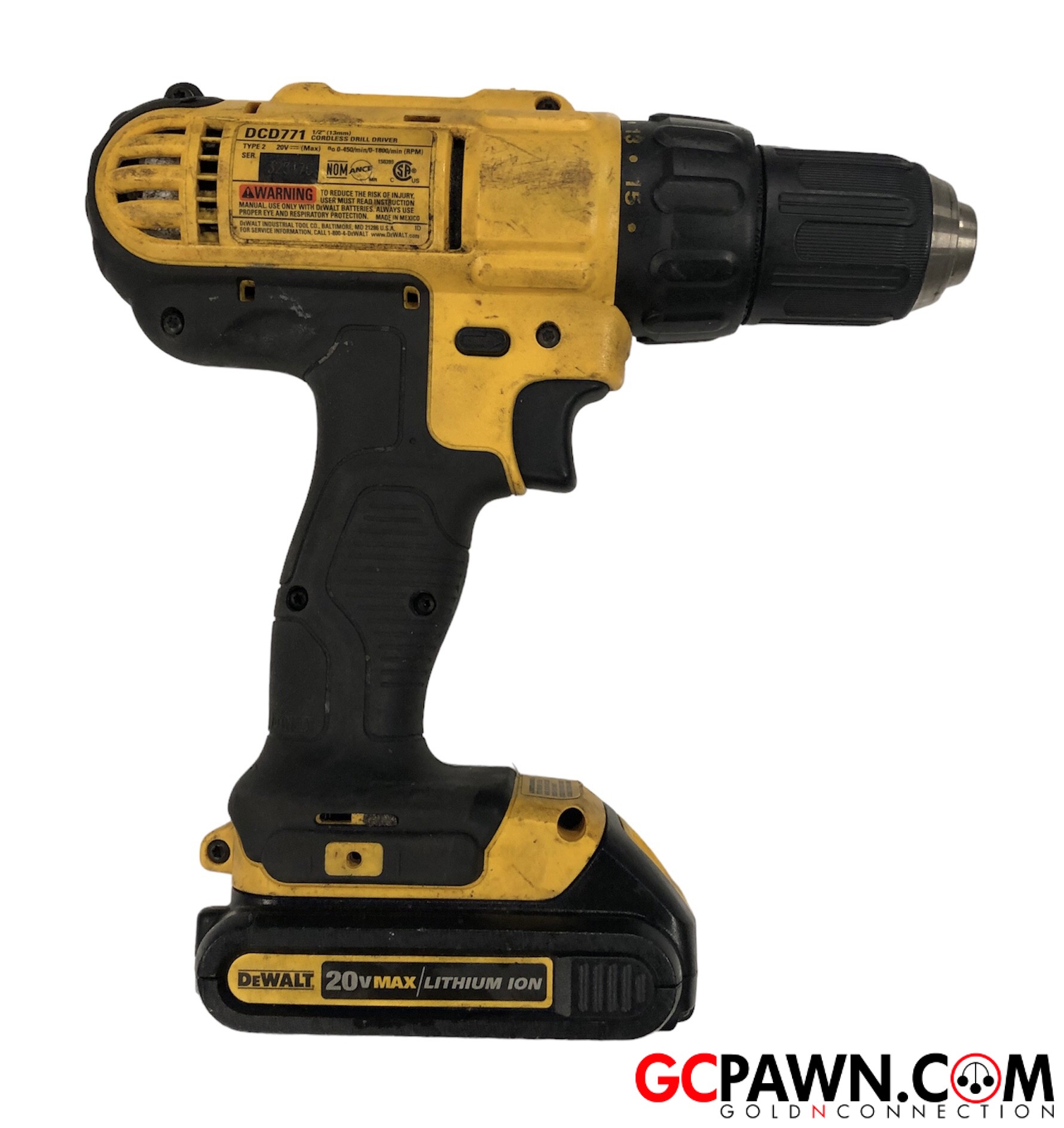 Dewalt Cordless hand tools DCD771