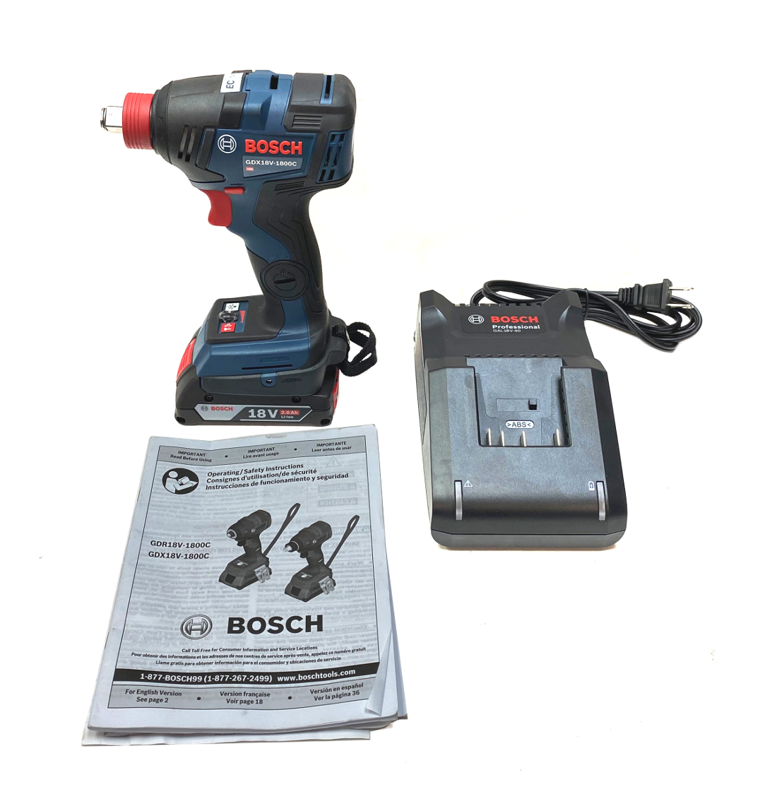 Bosch Cordless hand tools GDX18V1800C