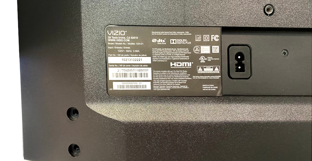 Vizio LED D24D1