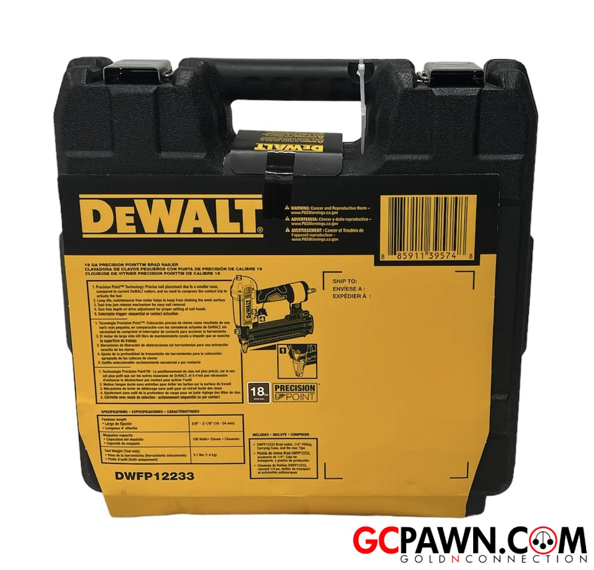 Dewalt Air tool DWFP12233