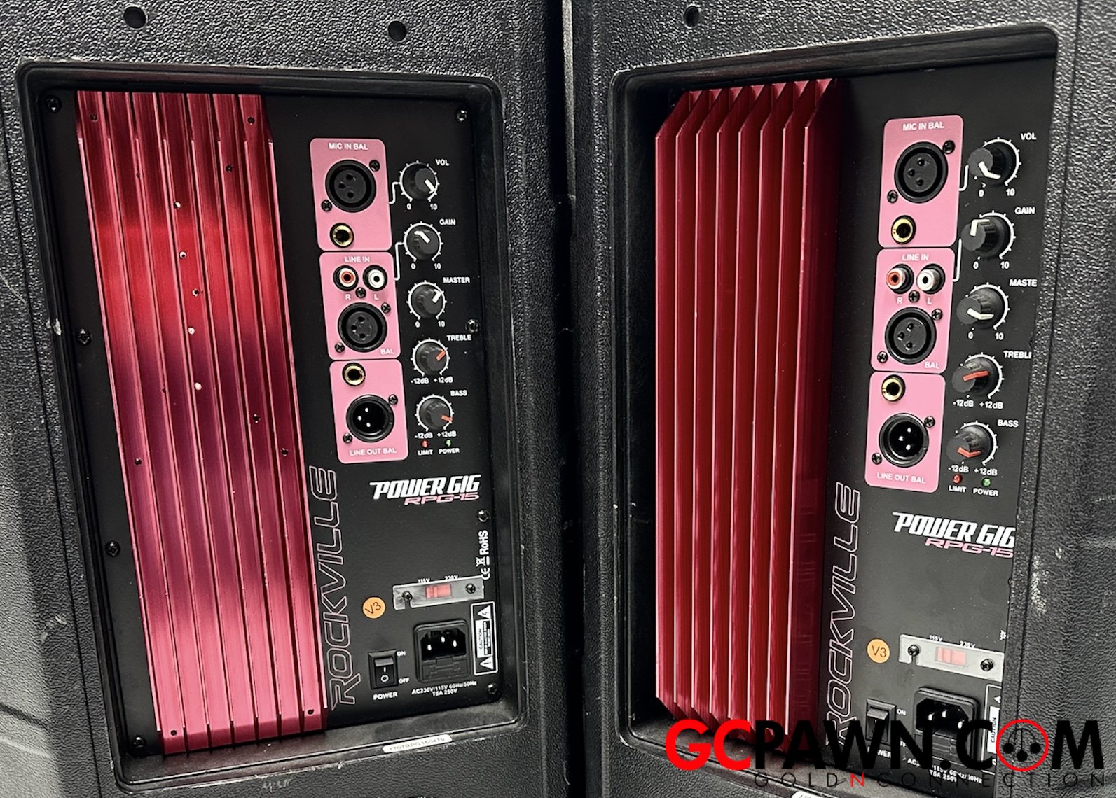 Rockville PA Speakers Power Gig RPG 15
