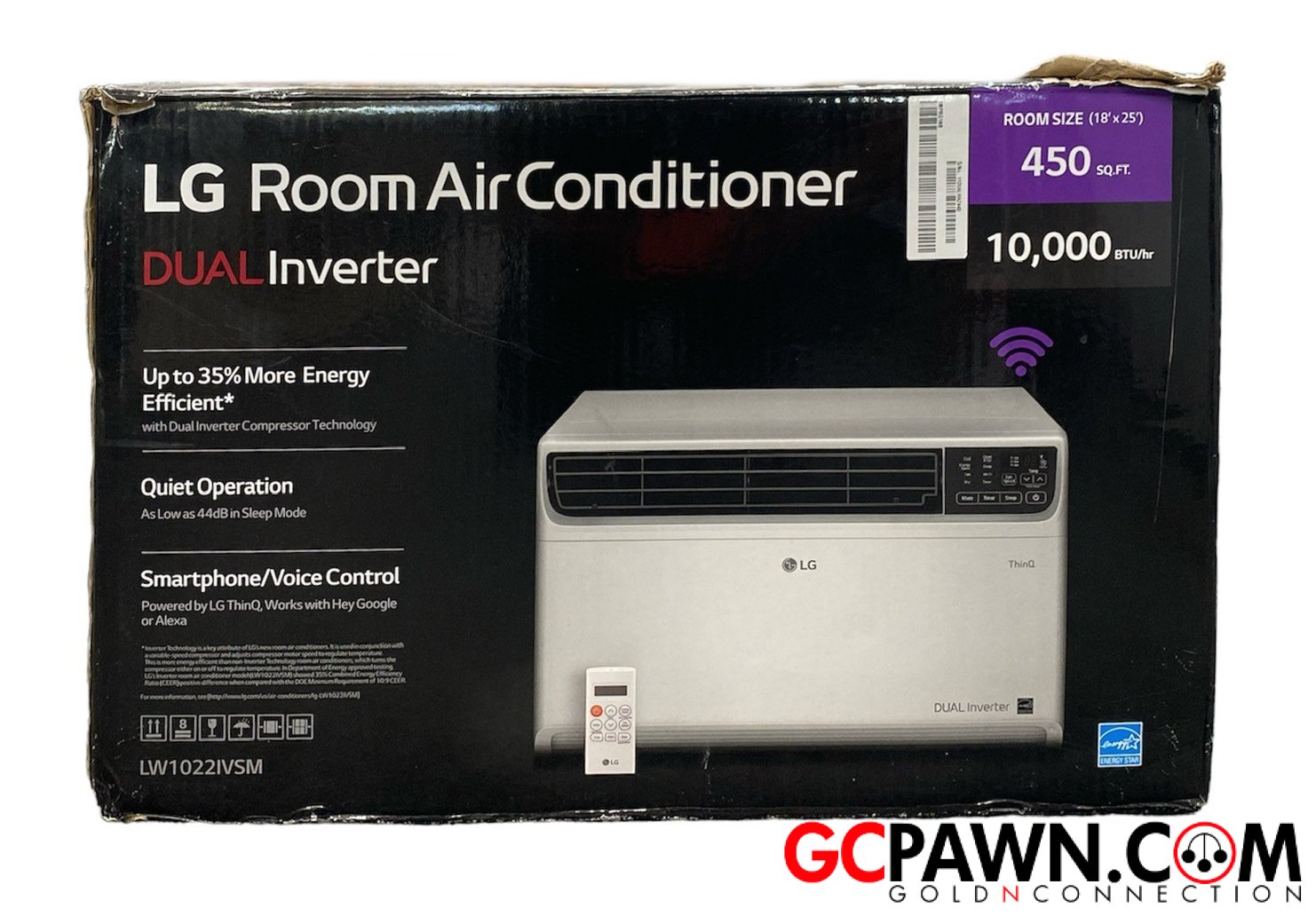 LG Air conditioner window unit LW1022IVSM