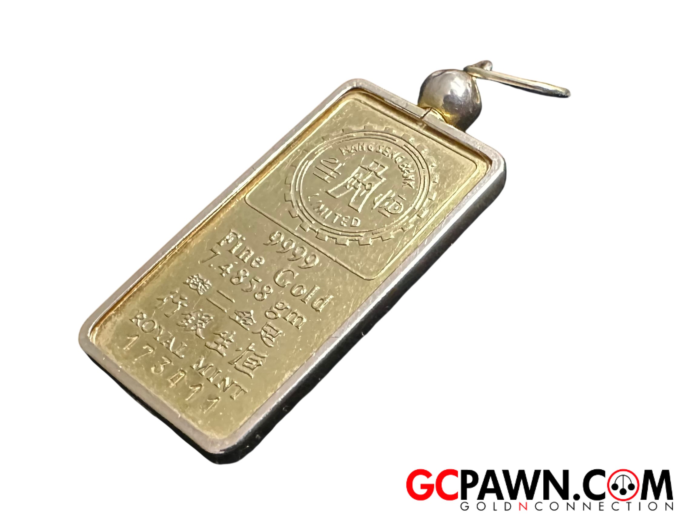 Unisex Charm 24kt Yellow Gold 