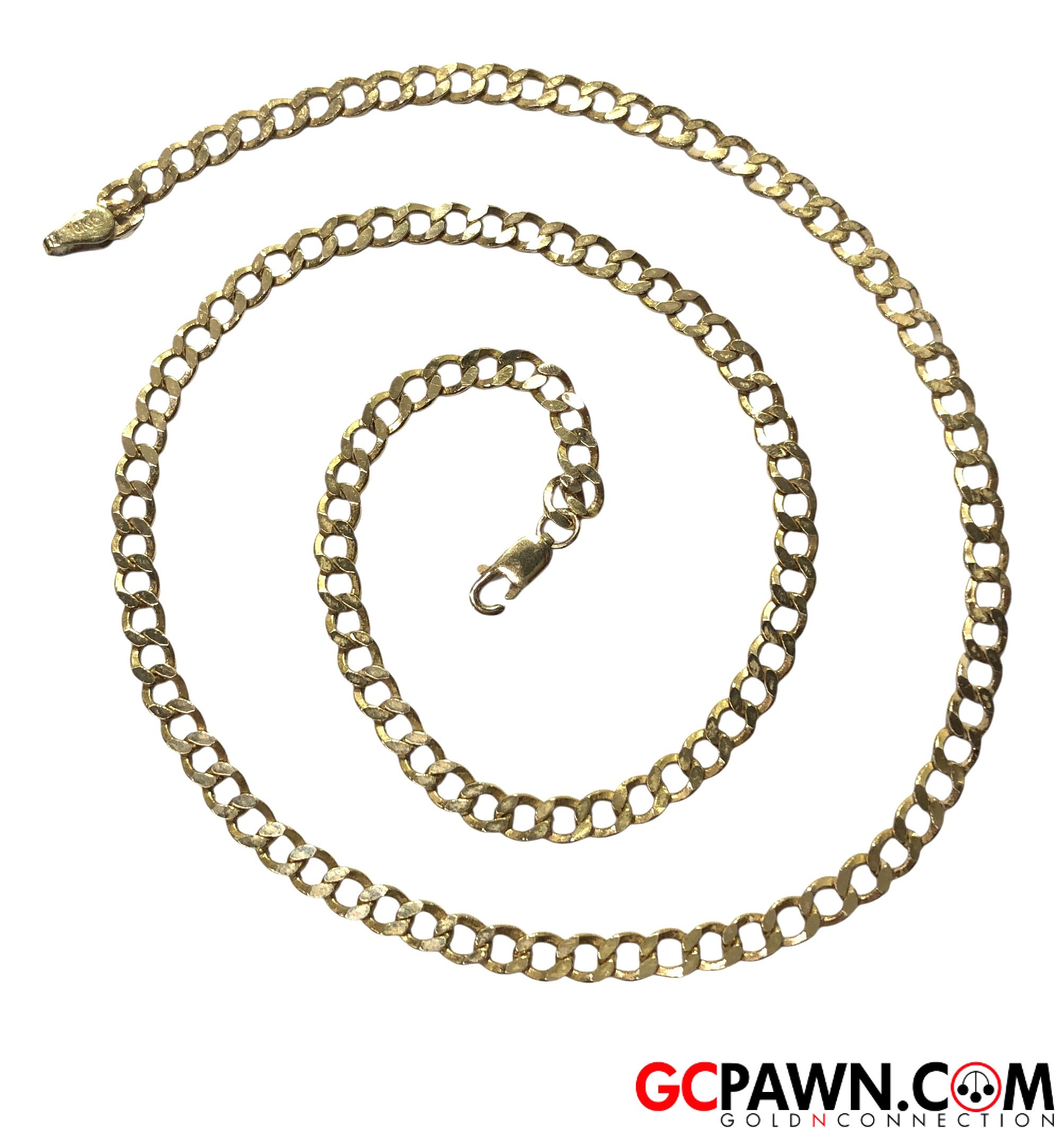 Unisex Chain 10kt Yellow Gold 