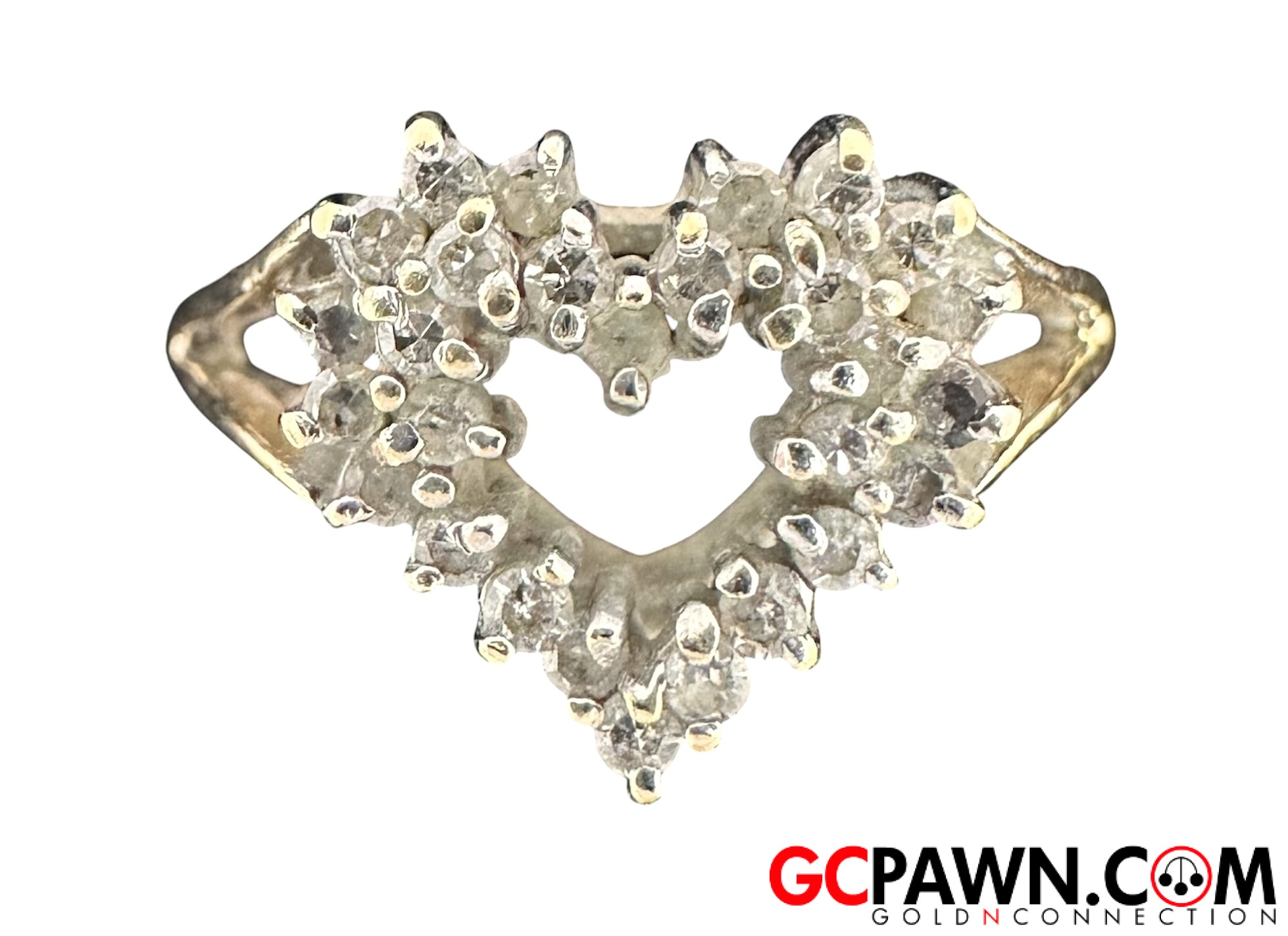 View product details for Women's Cluster ring 14kt Yellow and White Gold 