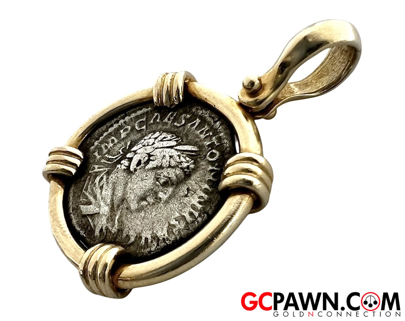 Unisex Charm 14kt Silver and Gold 