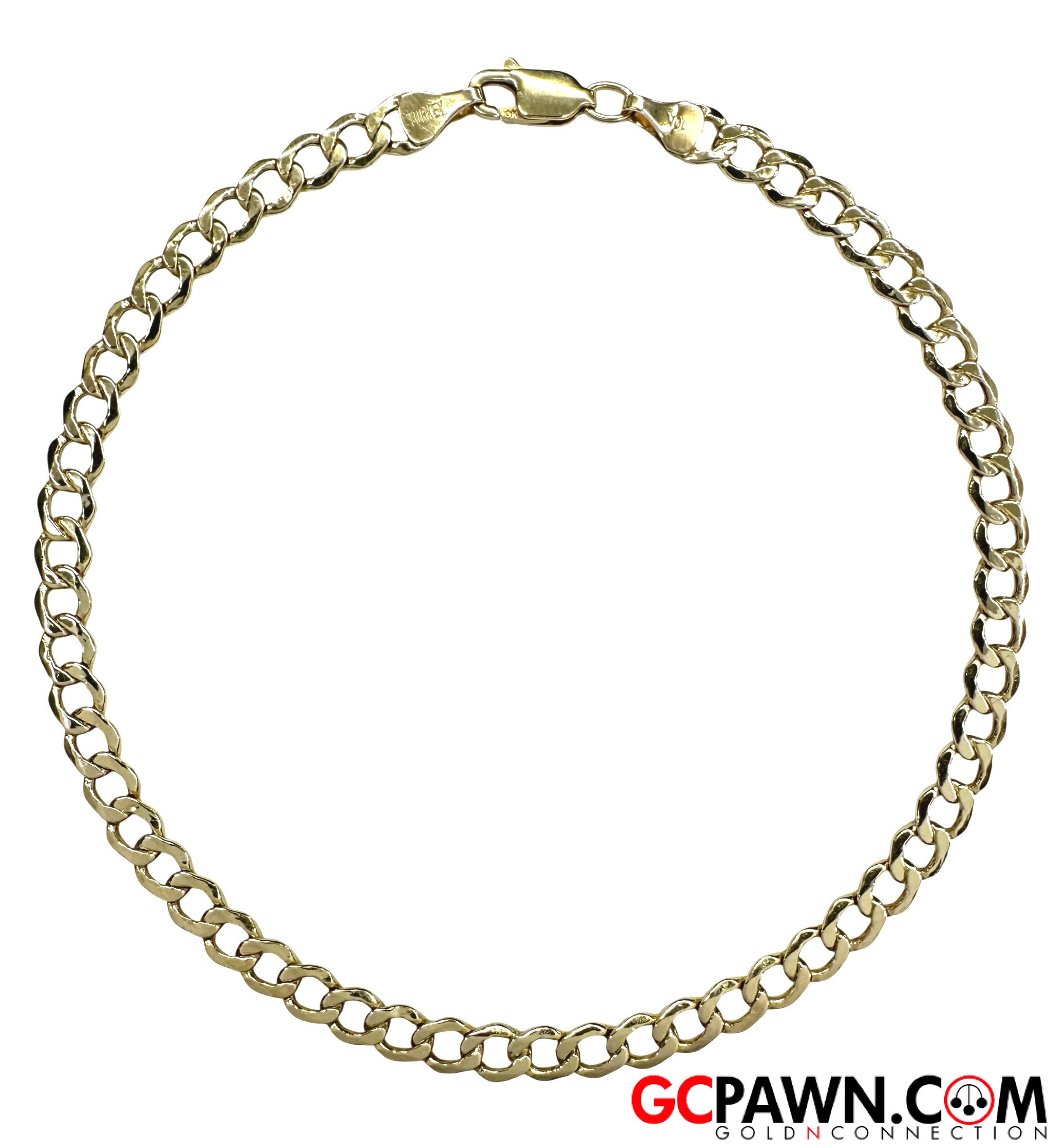 View product details for Unisex Bracelet 10kt Yellow Gold 