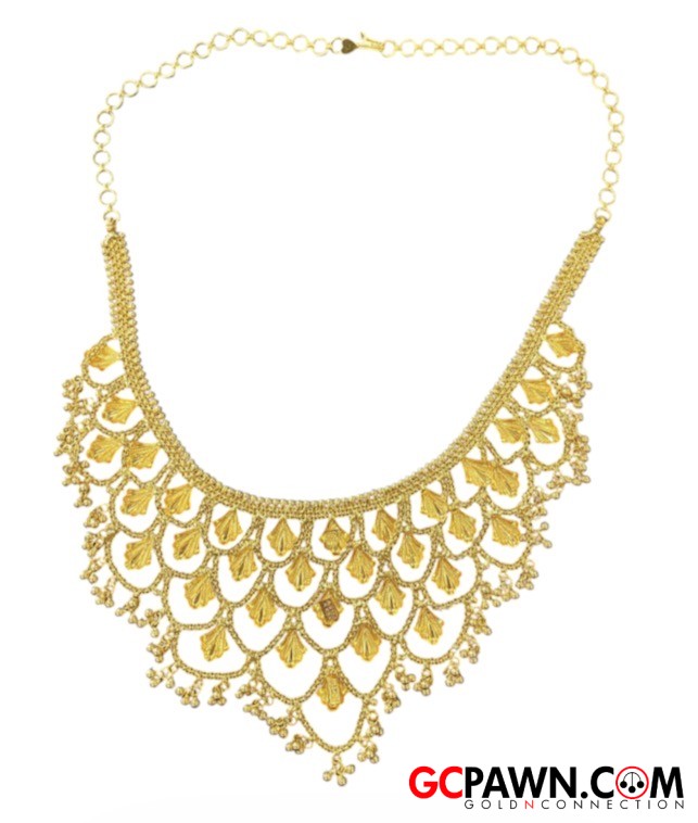 India Women's Necklace 22kt Yellow Gold 