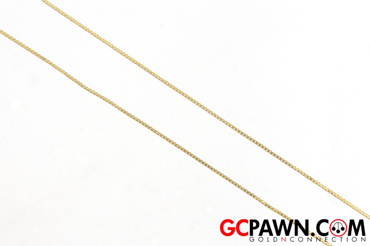 View product details for Women's Chain 14kt Yellow Gold 