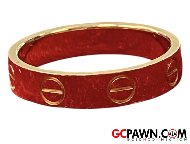 Cartier Women's Fashion Ring 18kt Yellow Gold 