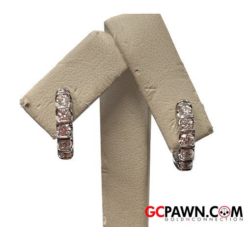View product details for Women's Earrings 18kt White Gold 