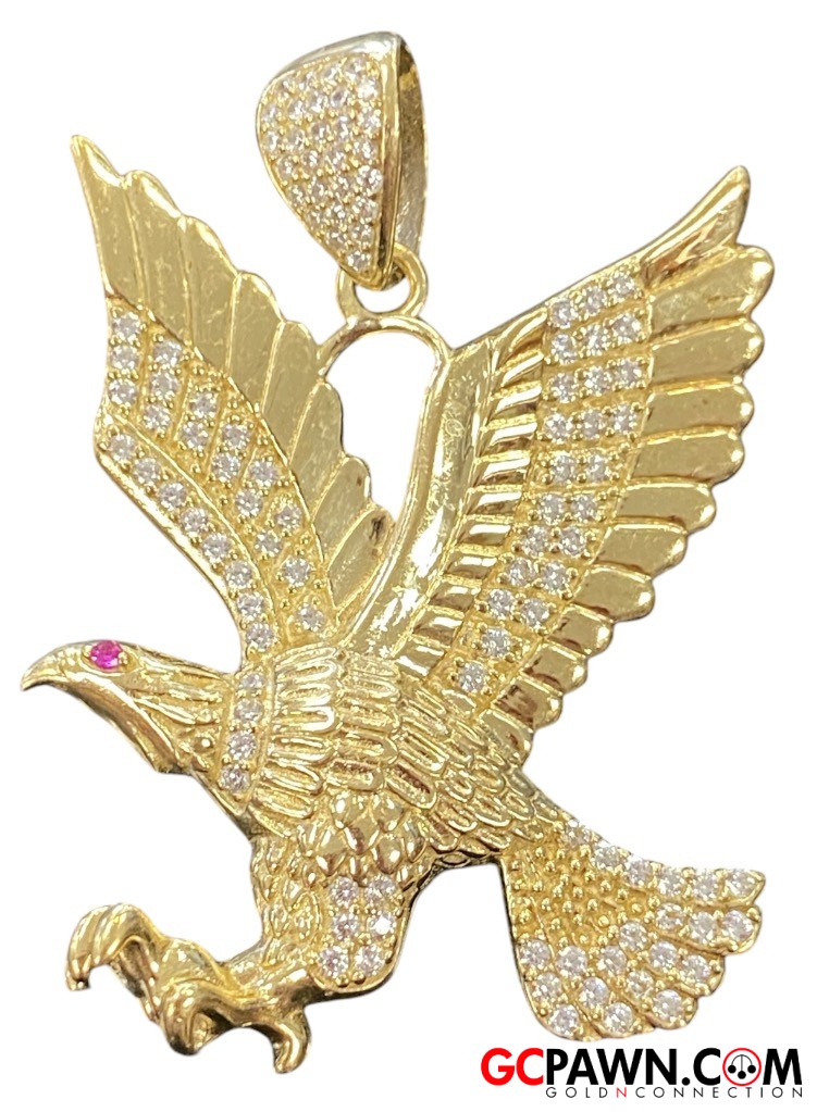Eagle Women's Charm 10kt Yellow Gold 