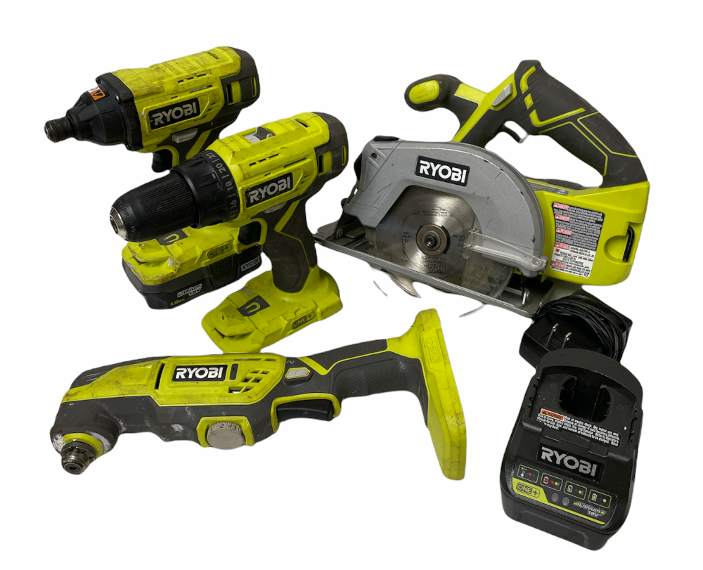 Ryobi shop p215 set