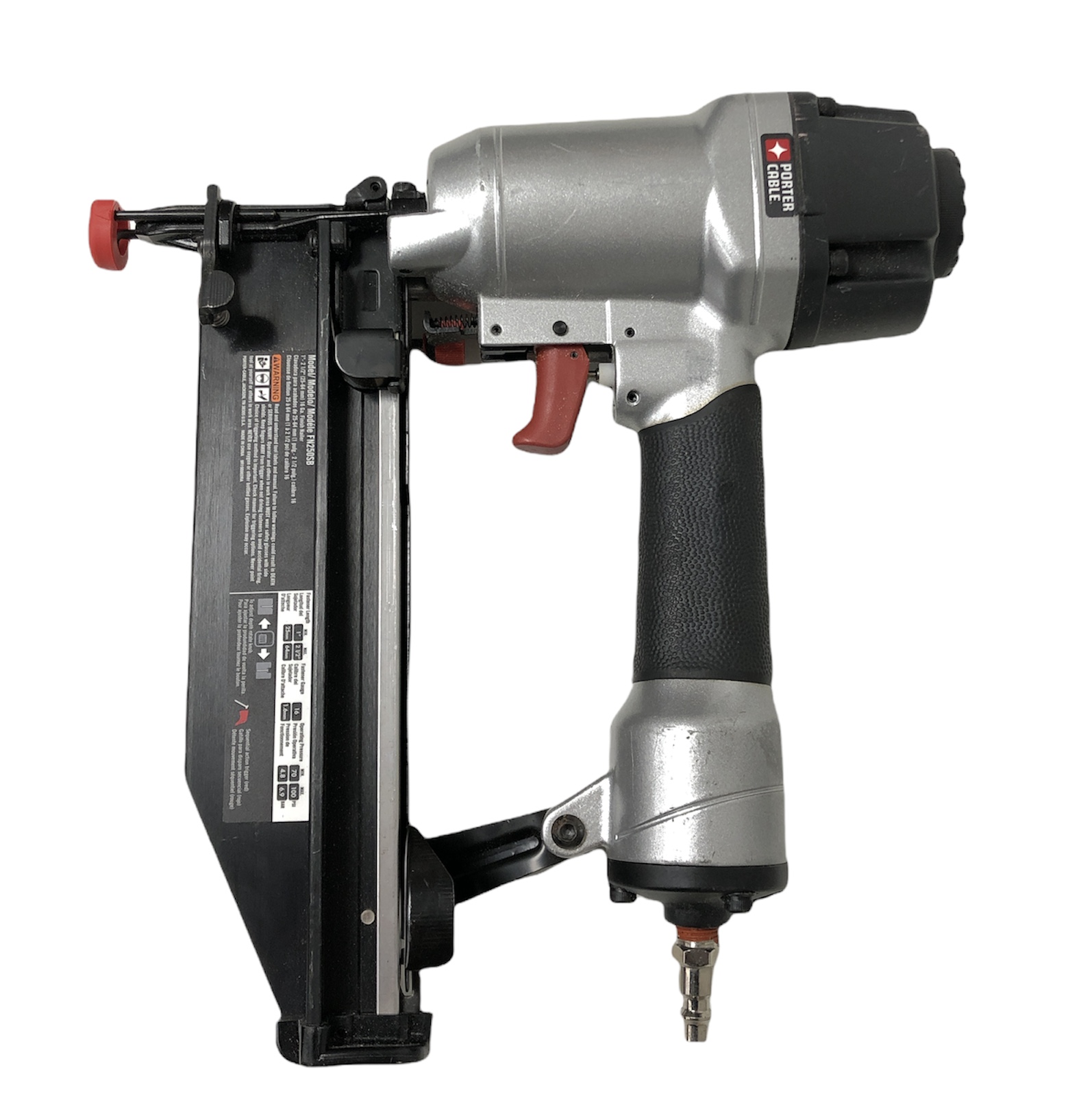 Porter cable deals nail gun fn250sb
