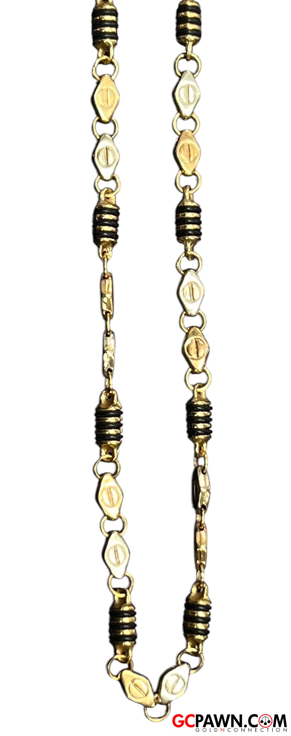 View product details for Unisex Necklace 18kt Yellow White Rose Gold 