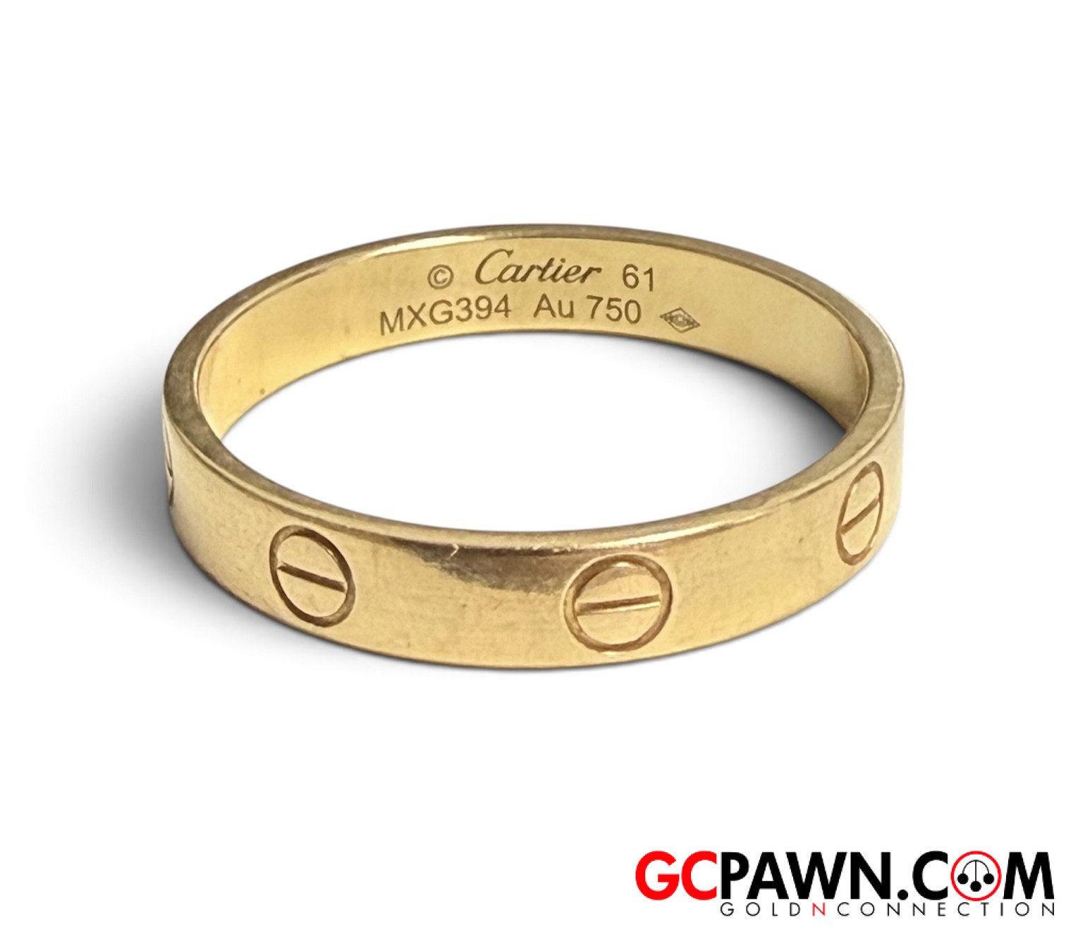View product details for Cartier Unisex Wedding band 18kt Yellow Gold 