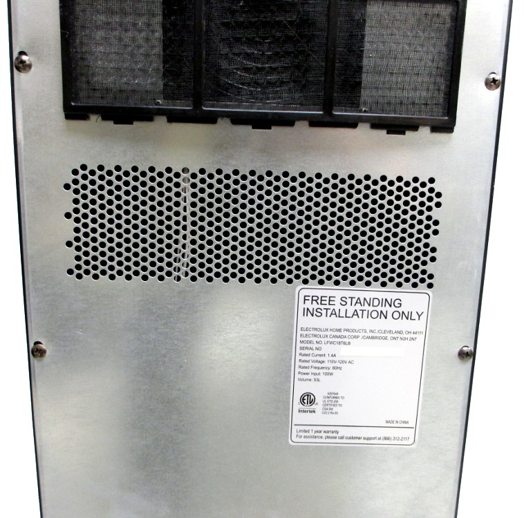 Electrolux Refrigerator LFWC1876LB 2 Zone Wine Cooler