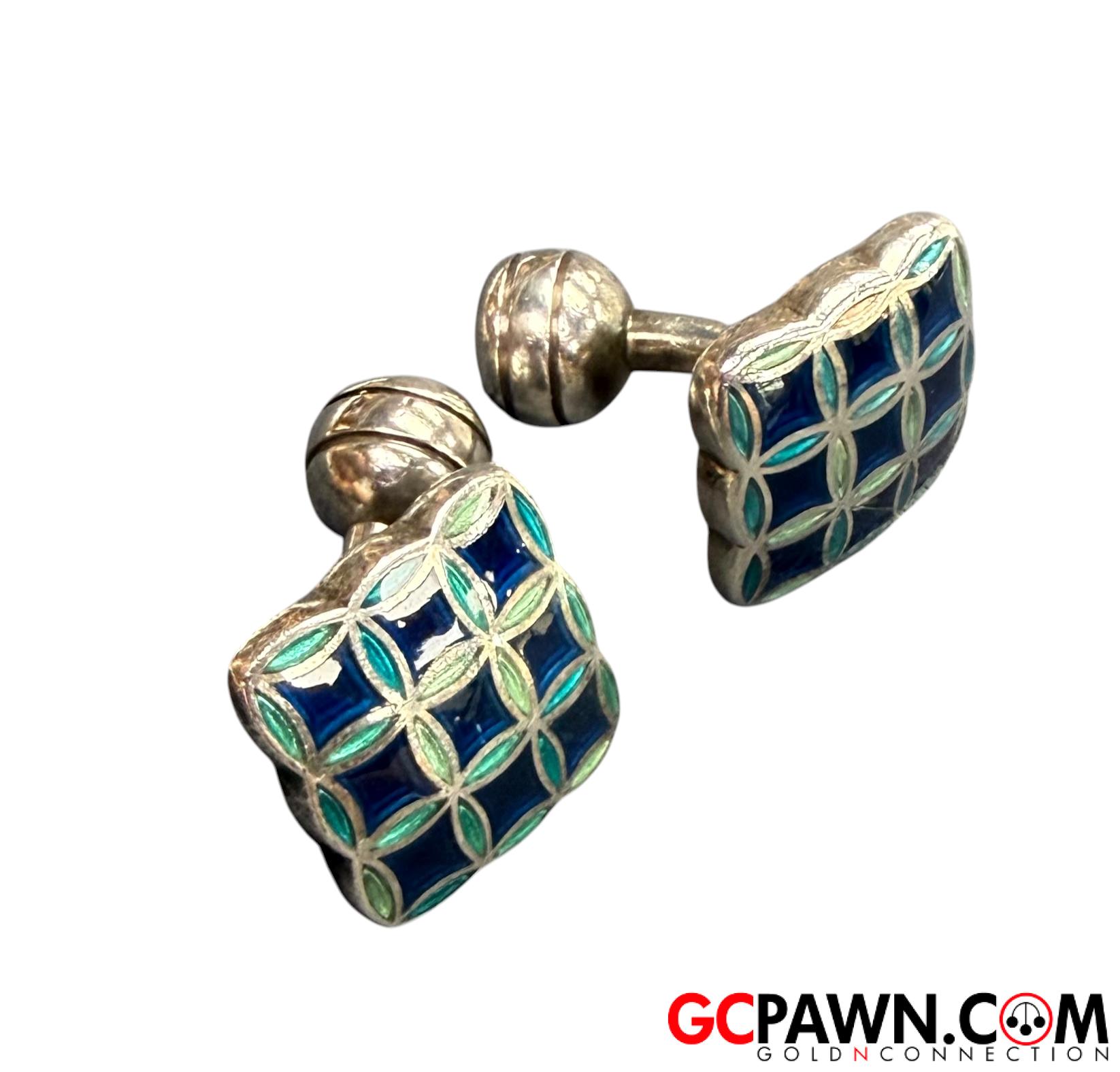 Men's Cufflinks .925 Silver 
