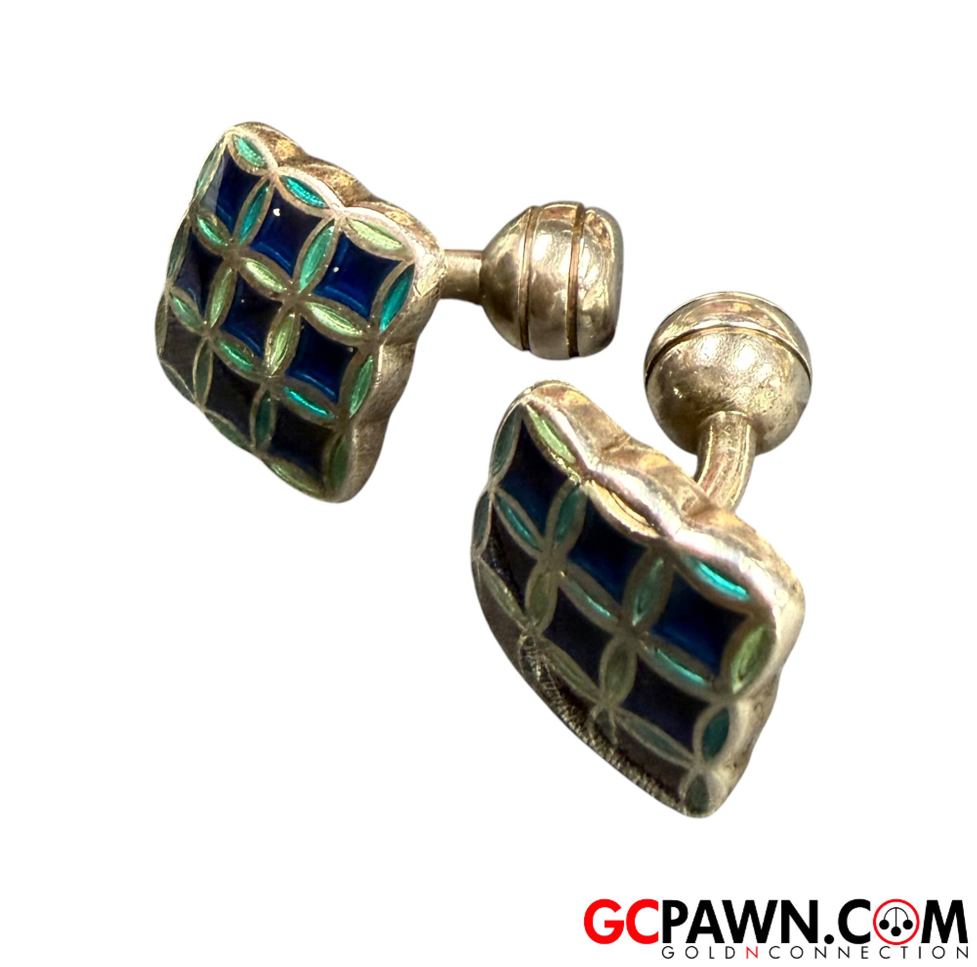 Men's Cufflinks .925 Silver 