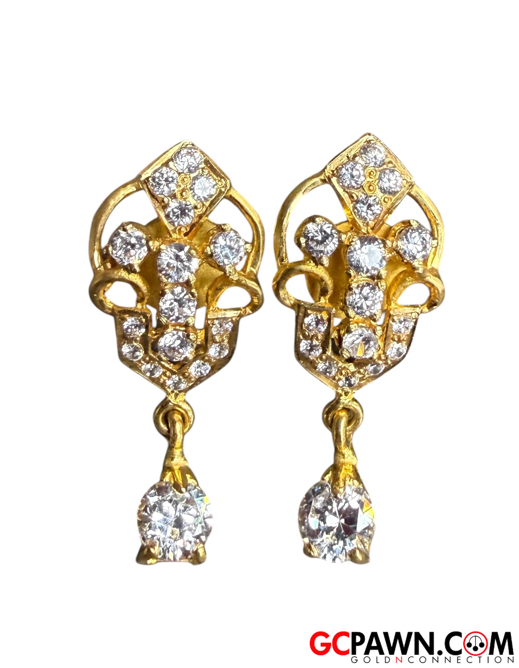 Women's Earrings 22kt Yellow Gold 