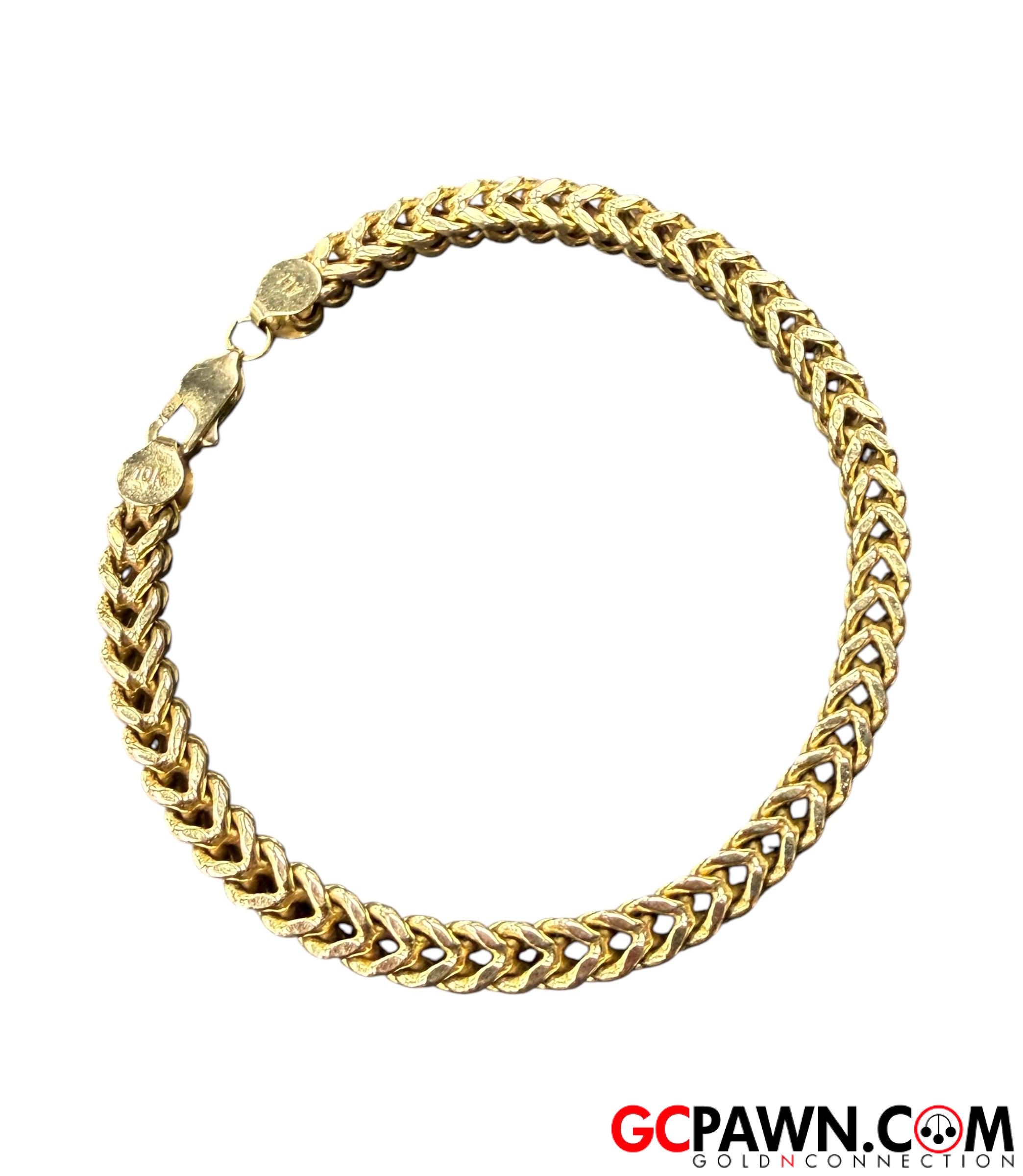 Unisex Bracelet 10kt Yellow Gold 