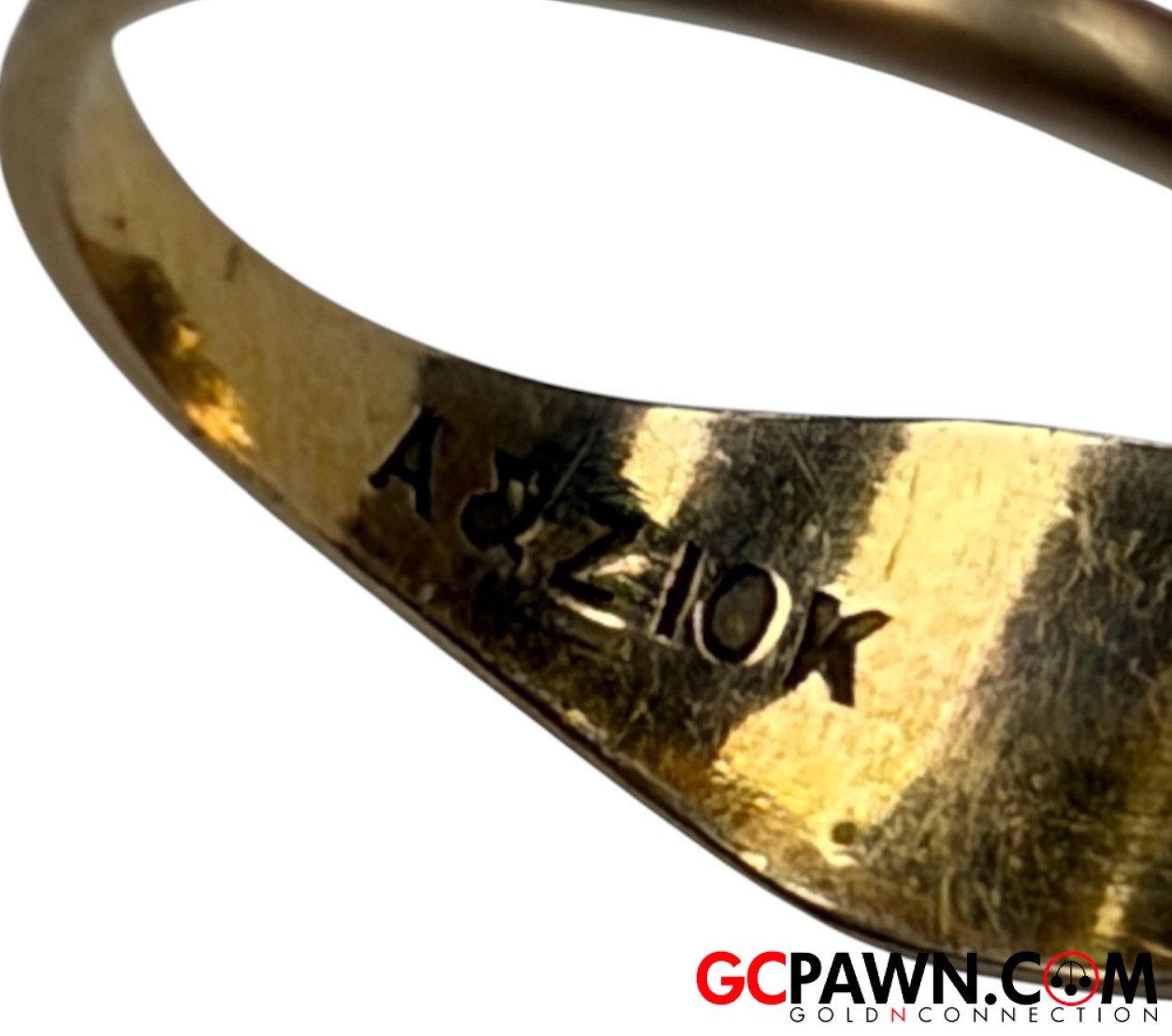 Women's Wedding band 10kt Yellow Gold 