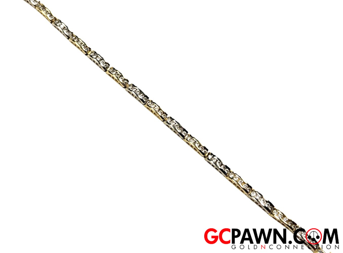 Women's Bracelet 14kt Yellow and White Gold 