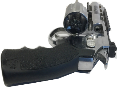 Bear River Air soft gun Chrome Revolver