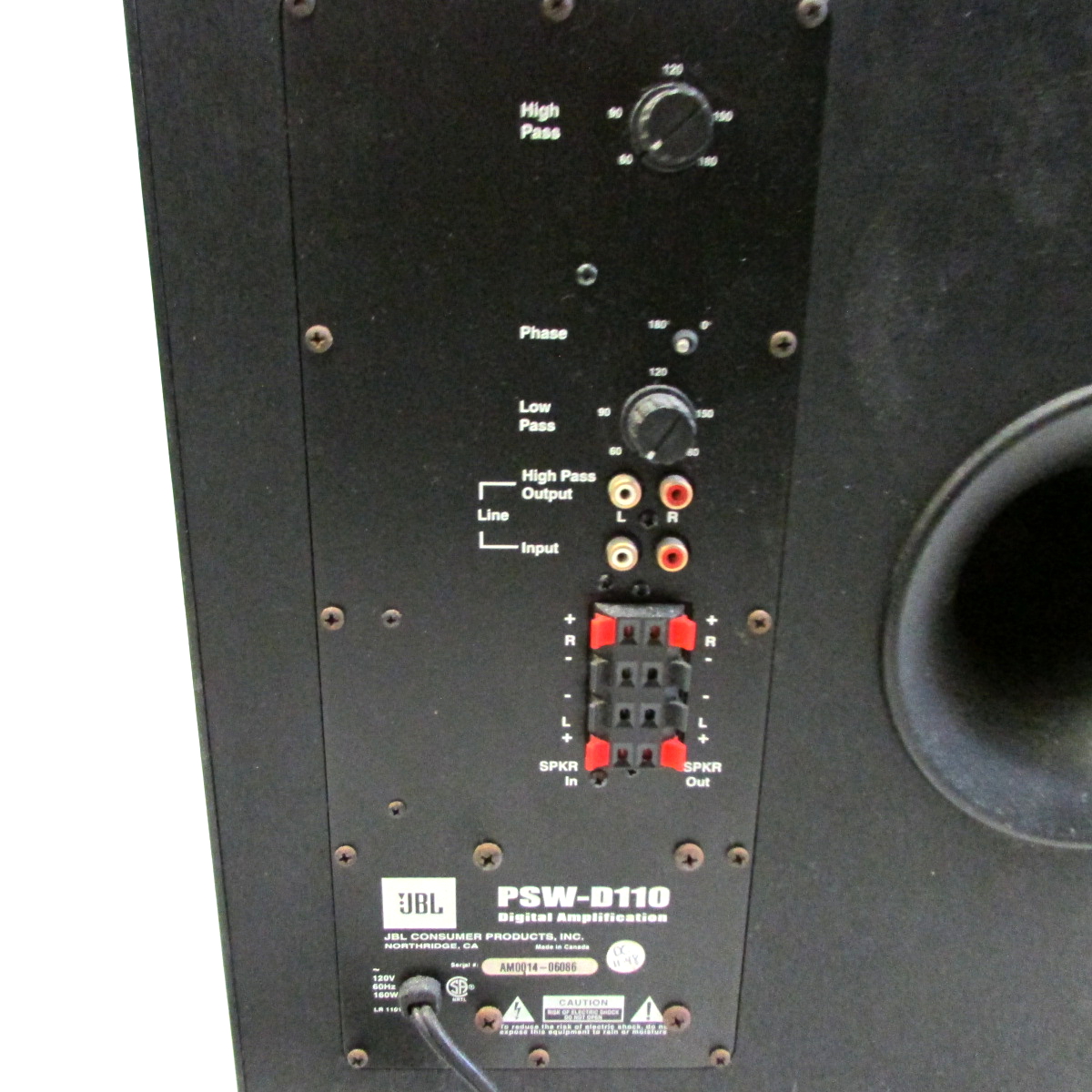 JBL Subwoofer PSWD110