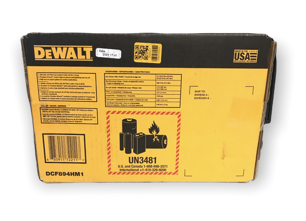 Dewalt dcf894hm1 hot sale