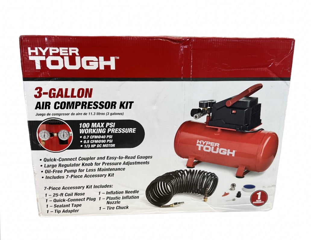 Hyper tough hot sale air compressor